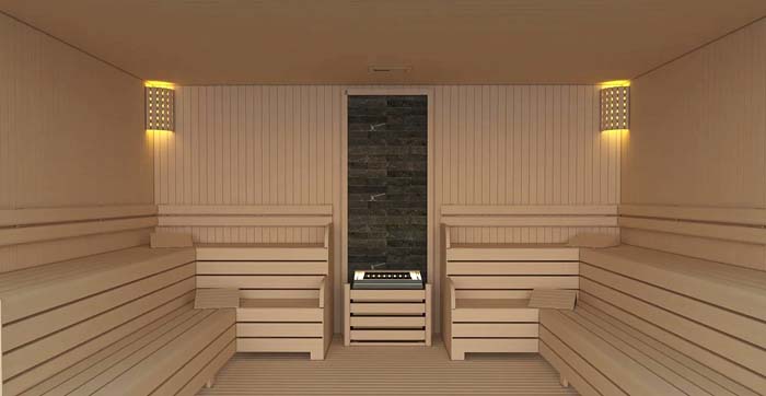 Otel tipi sauna imalat , byk sauna imalat